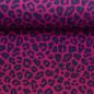 Preview: Baumwolle Leoni Animalprint  Pink/Blau by Swafing